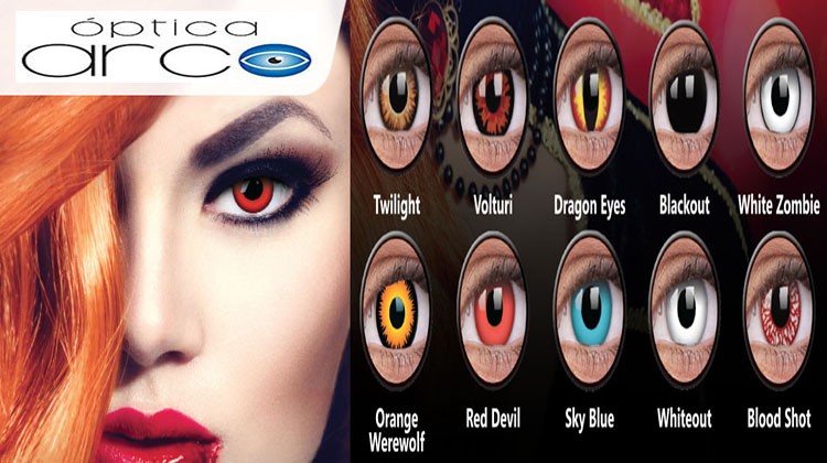 Lentes de contacto de colores